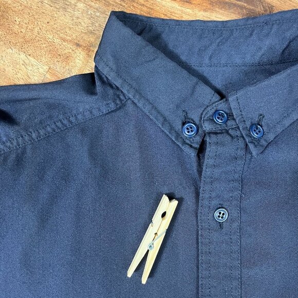 Oberon Arc 8 Shirt Mens XL Long Sleeve Navy Blue Category 2 Electrician - Picture 10 of 11